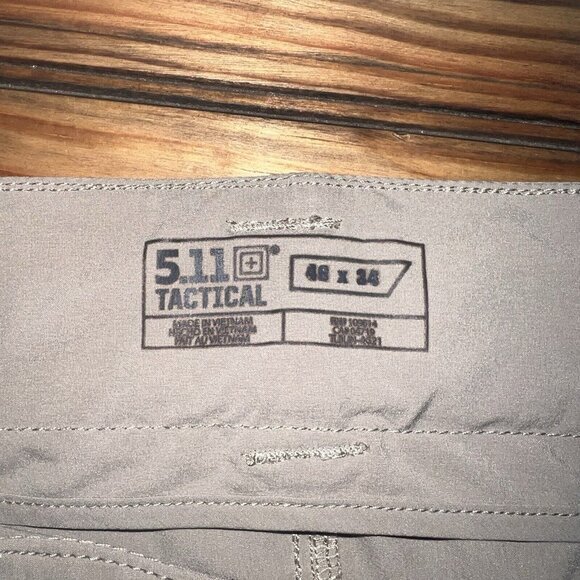 5.11 Tactical Cargo Pants Mens Size 40x34 Khaki Performance Stretch Utility - Picture 4 of 8